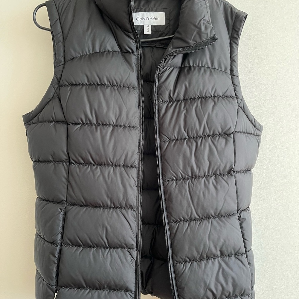 Calvin Klein Charcoal Quilted Vest